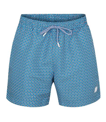 Short De Bain Motif/style Géométrique Homme Bleu Boss