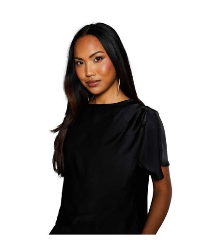 T-shirt femme noir Principles