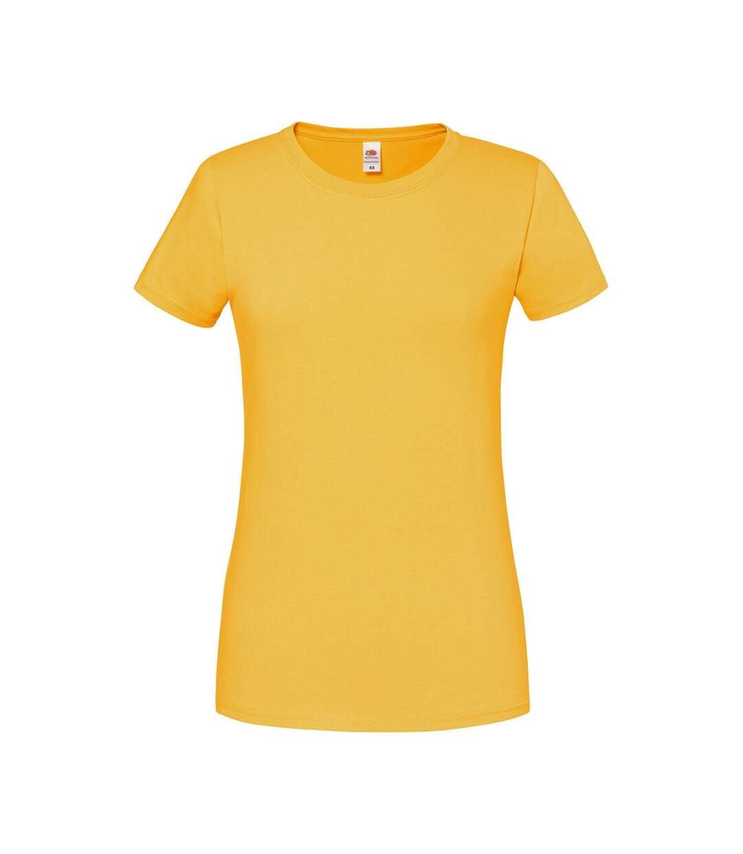 Womens/ladies premium ringspun cotton lady fit t-shirt azure blue Fruit of the Loom-3