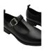Womens/ladies Low Block Heel Mary Janes Black Where´s That From-4
