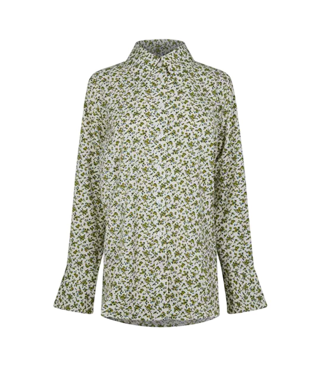 Blouse Motif/style Floral Maeve Elodie Femme Vert Kaki Foncé Levis-2