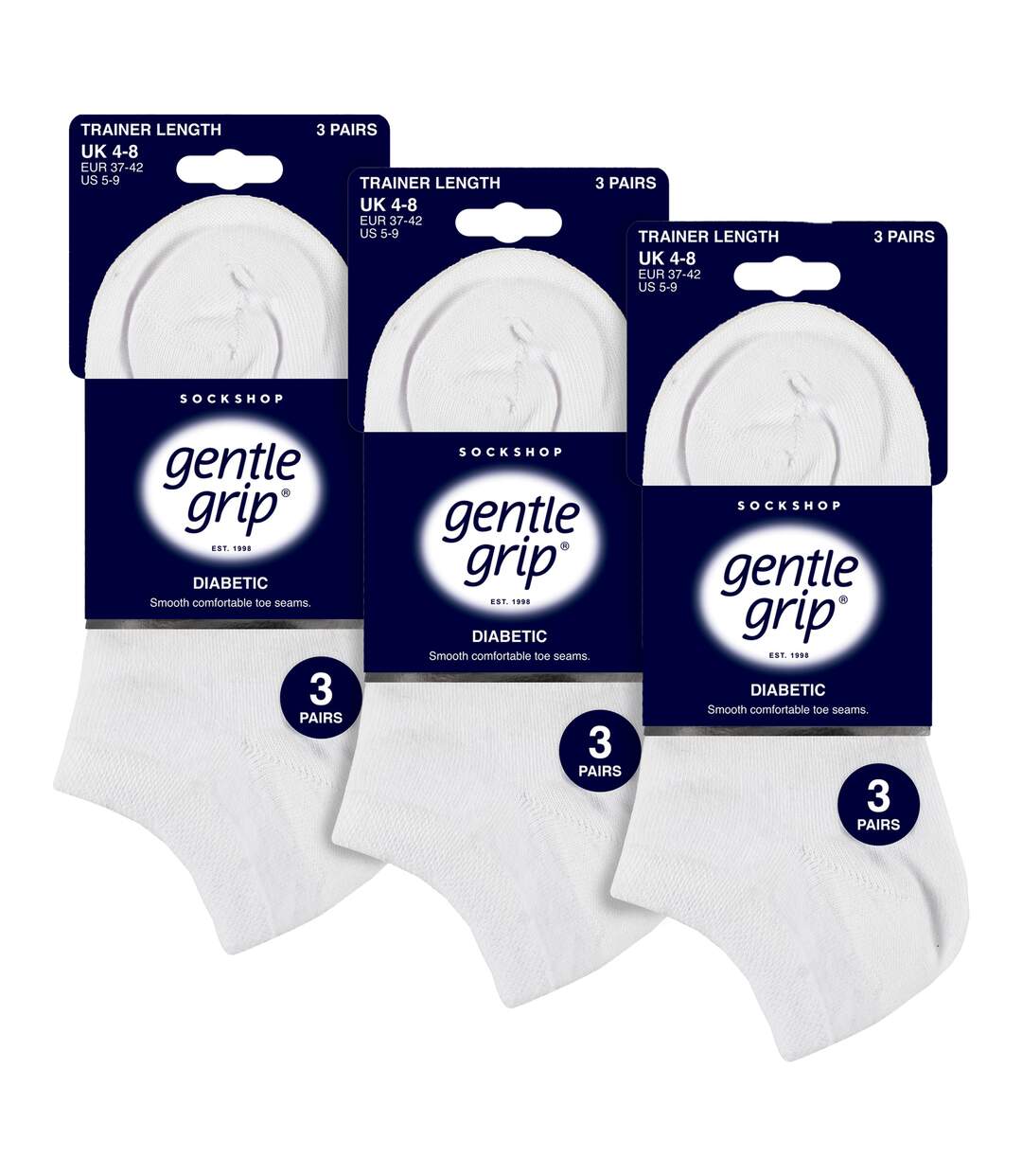 Paquet de 9 chaussettes en coton à la cheville en nid d'abeille pour femme-2