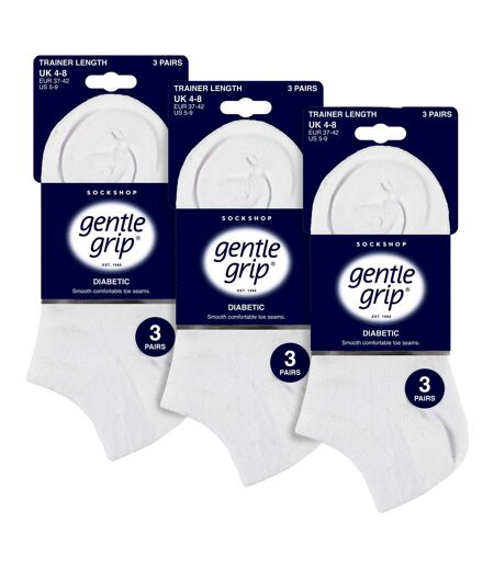 Paquet de 9 chaussettes en coton à la cheville en nid d'abeille pour femme