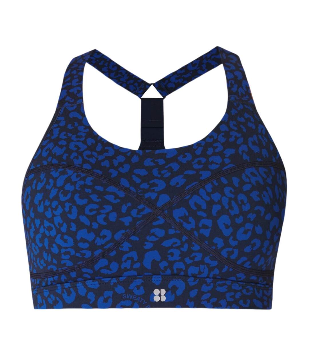 Brassière De Sport Motif/style Imprimé Léopard Power Femme Bleu Sweaty Betty-2