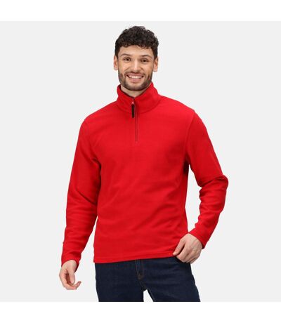 Regatta Mens Micro Zip Neck Fleece Top (Classic Red) - UTRG1580