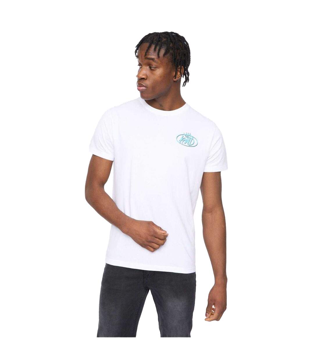 T-shirt Soap Homme Blanc Kings Will Dream-2