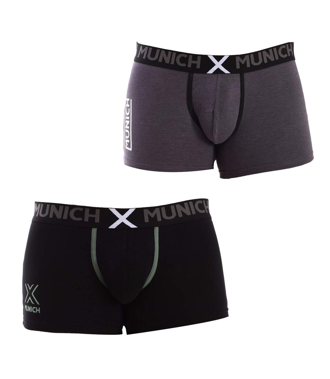 Pack-2 slips en coton élastique pour hommes MUDU0170-1