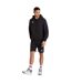 Mens Club Leisure Full Zip Hoodie Black White Umbro-1