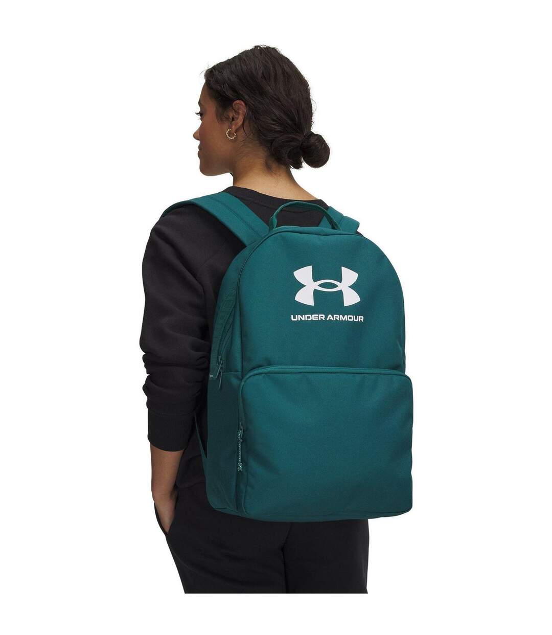 Unisex Adult Essential Backpack One Size Green White Under Armour-3