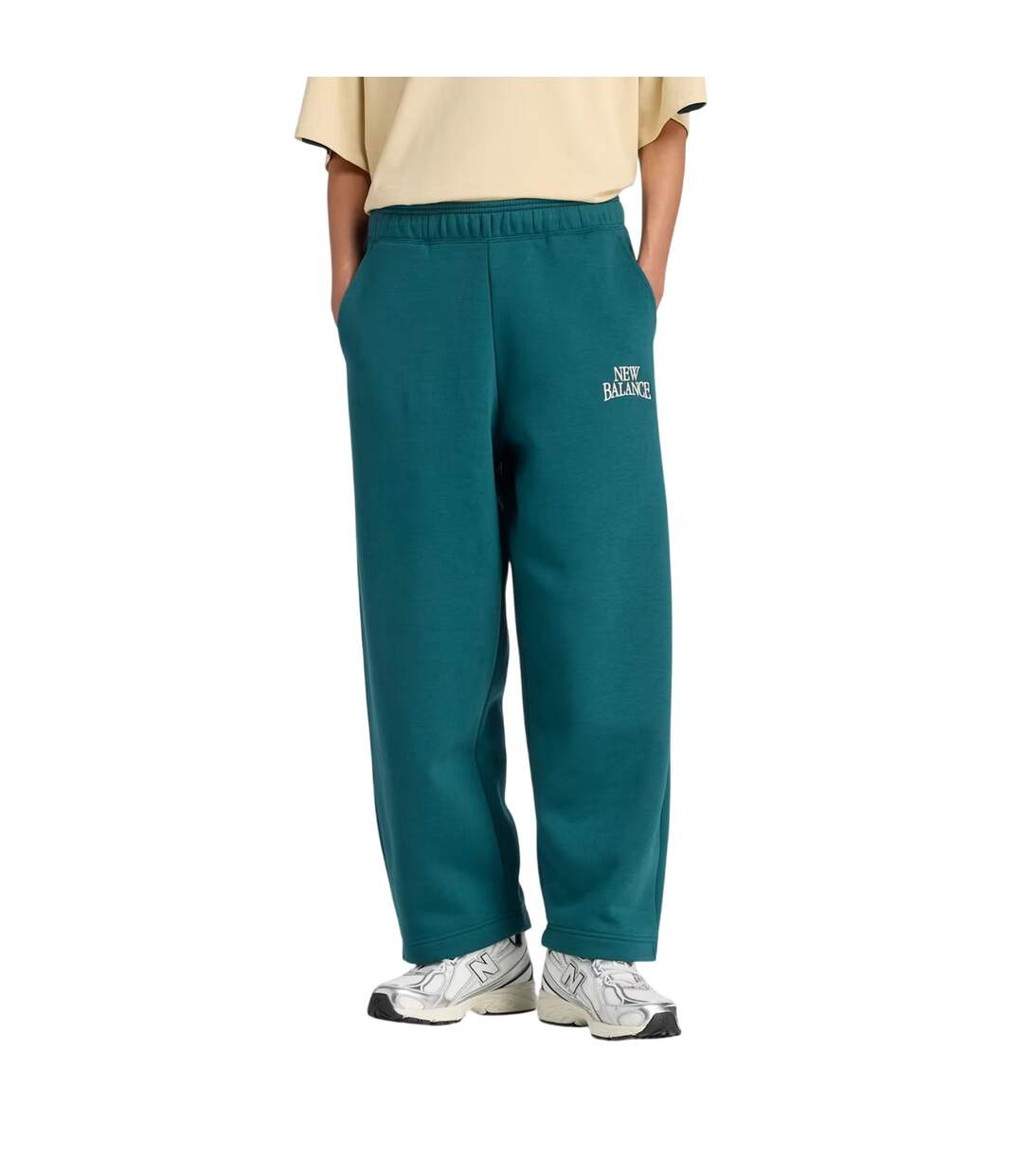 Pantalon De Jogging Femme Bleu Marine New Balance-1