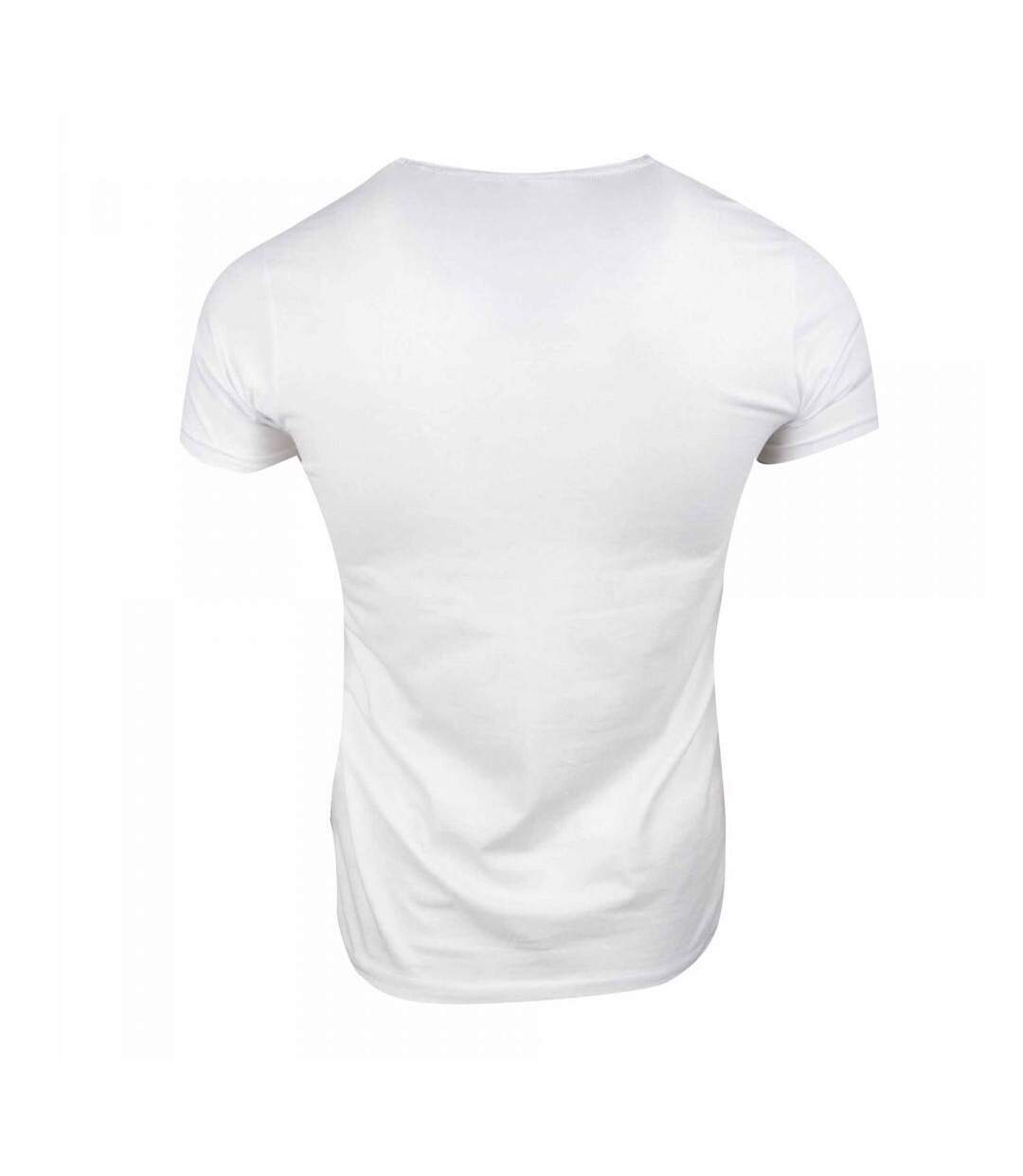 T-shirt Blanc Homme La Maison Blaggio Mandor - S-2