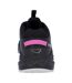 Baskets fuse trail homme noir / gris / rose foncé Hi-Tec