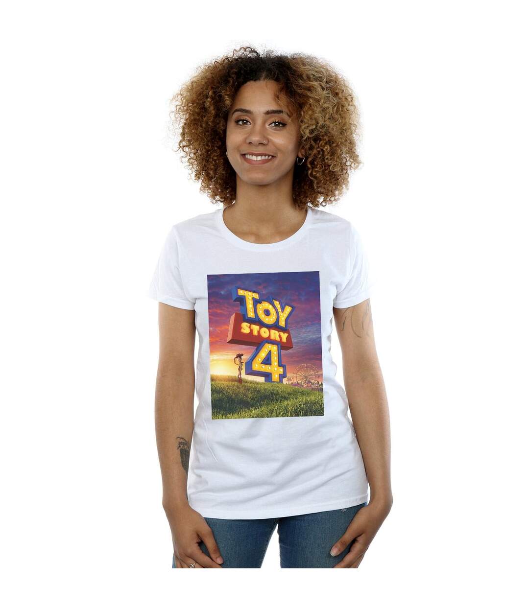 Disney T-shirt en coton Femmes/Ladies Toy Story 4 We Are Back (Blanc) - UTBI44419-2