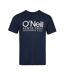 T-Shirt marine/blanche homme o'neill cali-1