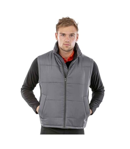 Result Core Unisex Adult Padded Body Warmer (Gray)
