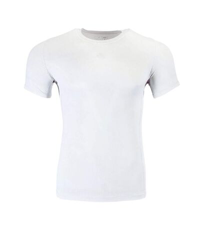 T-shirt Manches Courtes Techfit Homme Blanc Adidas