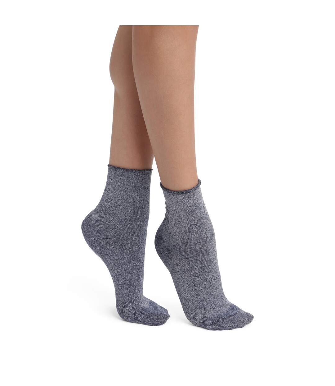 Lot de 2 paires de mi-chaussettes coton Mode-1
