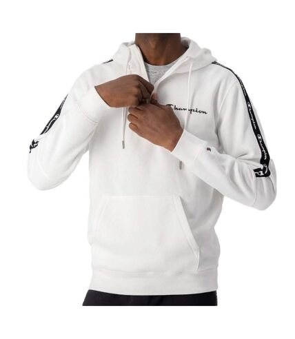 Sweat à Capuche Blanc Homme Champion Hooded Half - XL