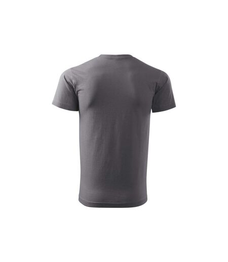 Mens Basic T-shirt Dark Grey Adler