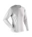 Spiro Womens/Ladies Performance Long-Sleeved T-Shirt (White) - UTPC5926