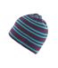 Bonnet Team Prune Turquoise Vif Gris Result Winter Essentials-1