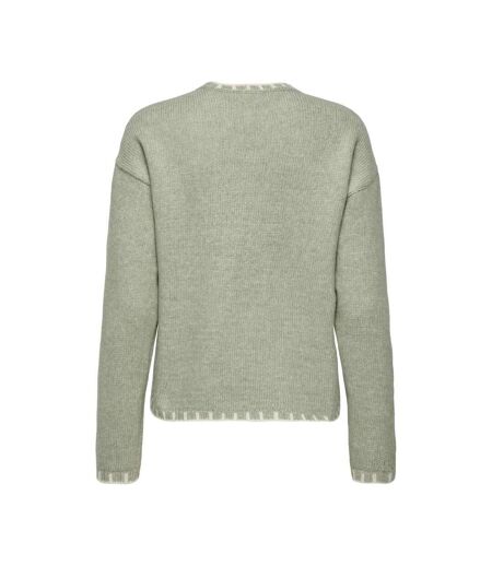Pull vert clair femme jdy silja