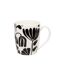 Lot de 6 Mugs Twisted Lime 37cl Noir & Blanc-2