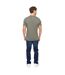 T-shirt Moules Homme Olive Crosshatch-3