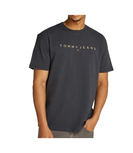 T-shirt Gris Homme Tommy Jeans Gold Linear - 5XL