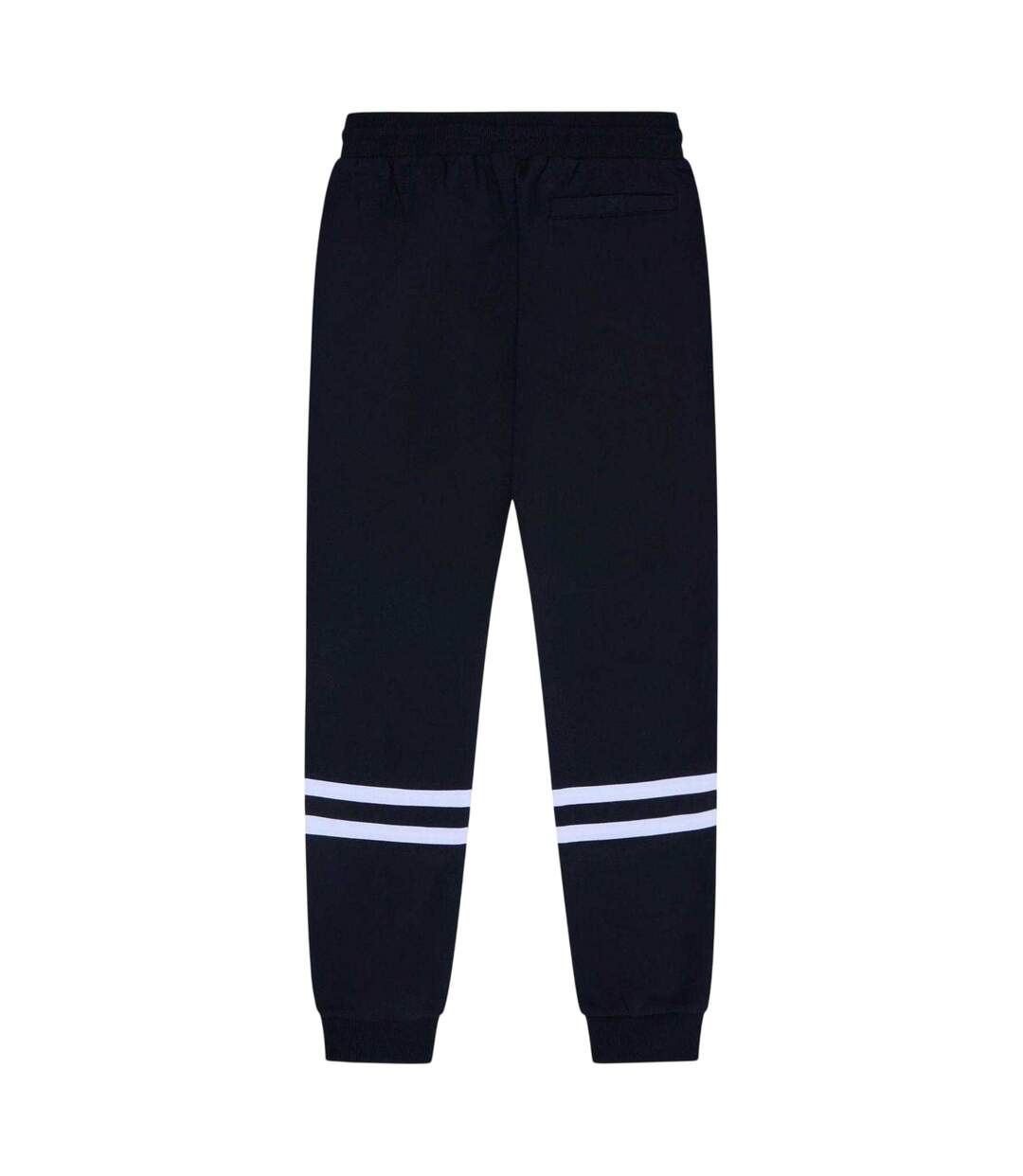 Mens Cordova Fleece Logo Joggers Black Ellesse-2