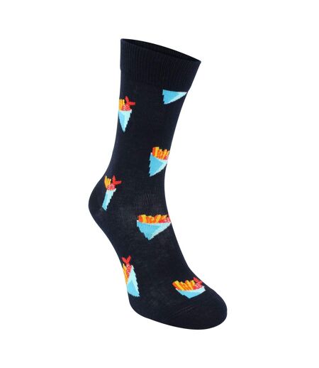 Mens & Ladies Fish & Chips Patterned Socks
