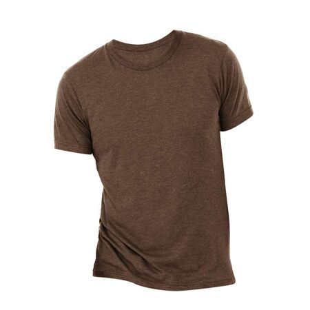 Canvas t-shirt à manches courtes homme marron Bella + Canvas