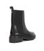 Womens/ladies Leather Chunky Sole Chelsea Boots Black Dune London-3