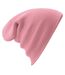 Bonnet tricoté unisexe rose pâle Beechfield