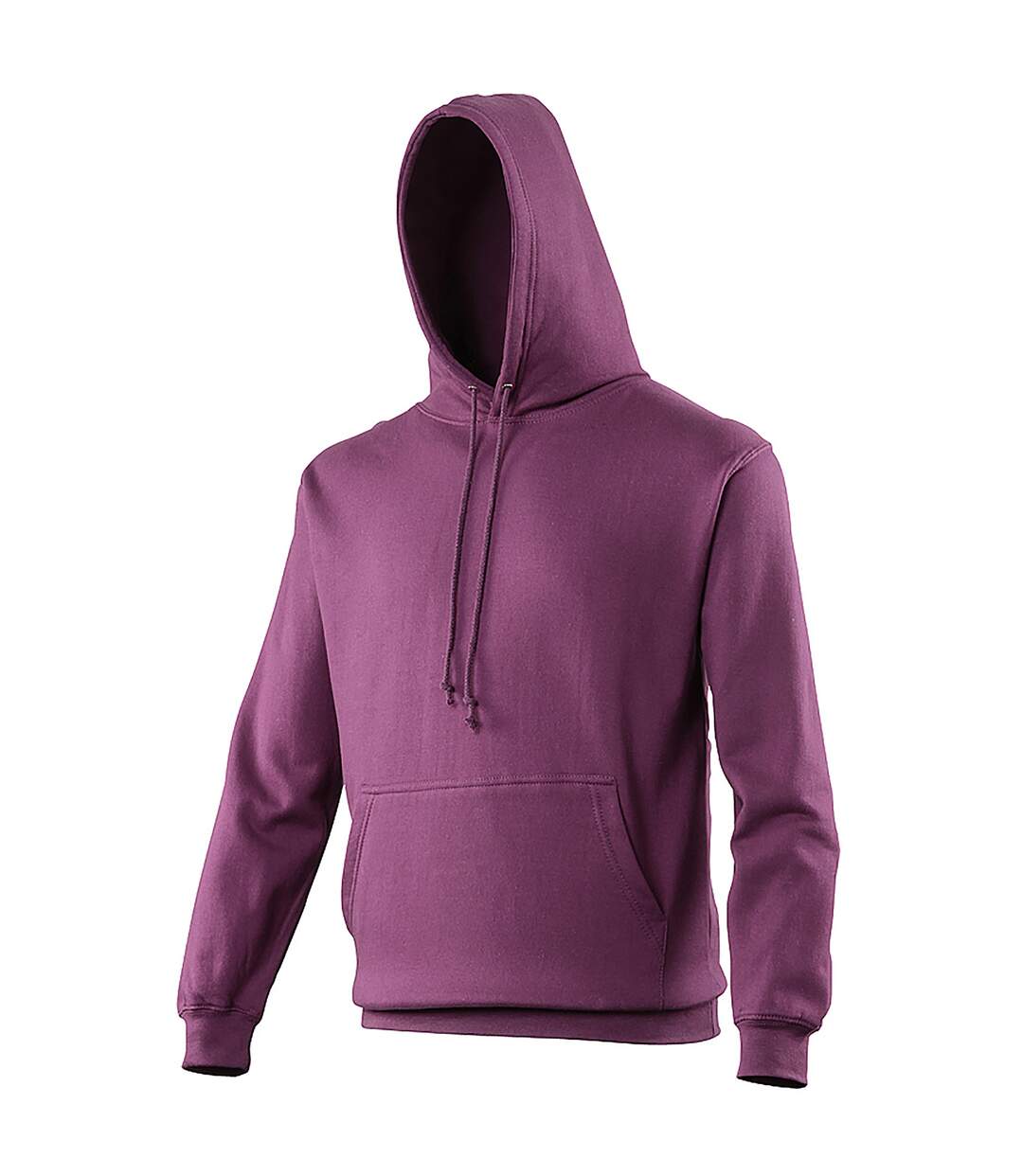 Sweat À Capuche College Adulte Violet Bizantium Awdis-1