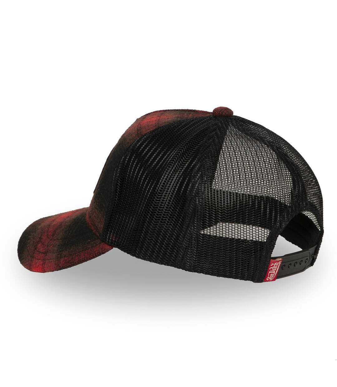 Casquette baseball en flannelle a carreaux Vondutch-5