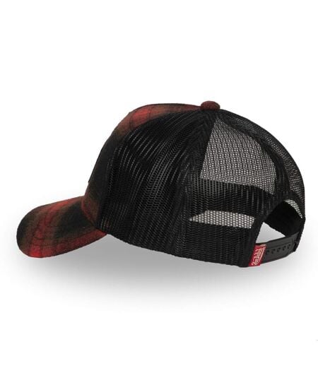 Casquette baseball en flannelle a carreaux Vondutch