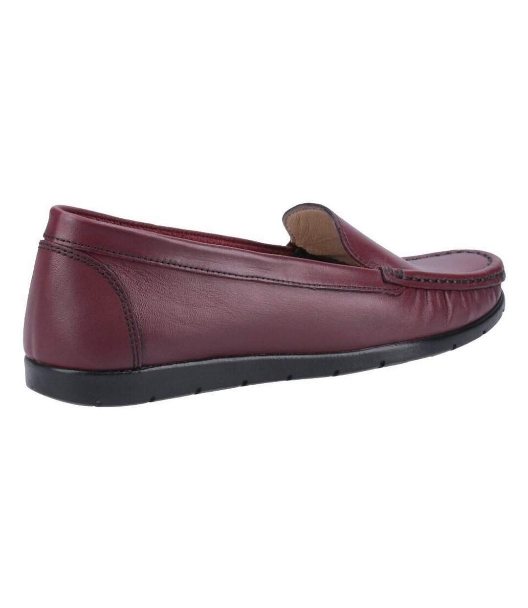 Mocassins tiggy femme bordeaux Fleet & Foster