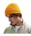 Bonnet En Coton Biologique Gaufré Jaune Foncé Beechfield-3