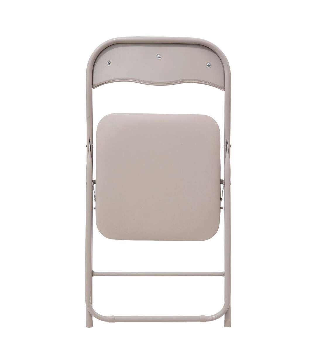 Chaise pliante en PVC - Beige-2