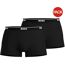 Lot De 2  Boxers Motif/style Logo Homme Noir Boss-1
