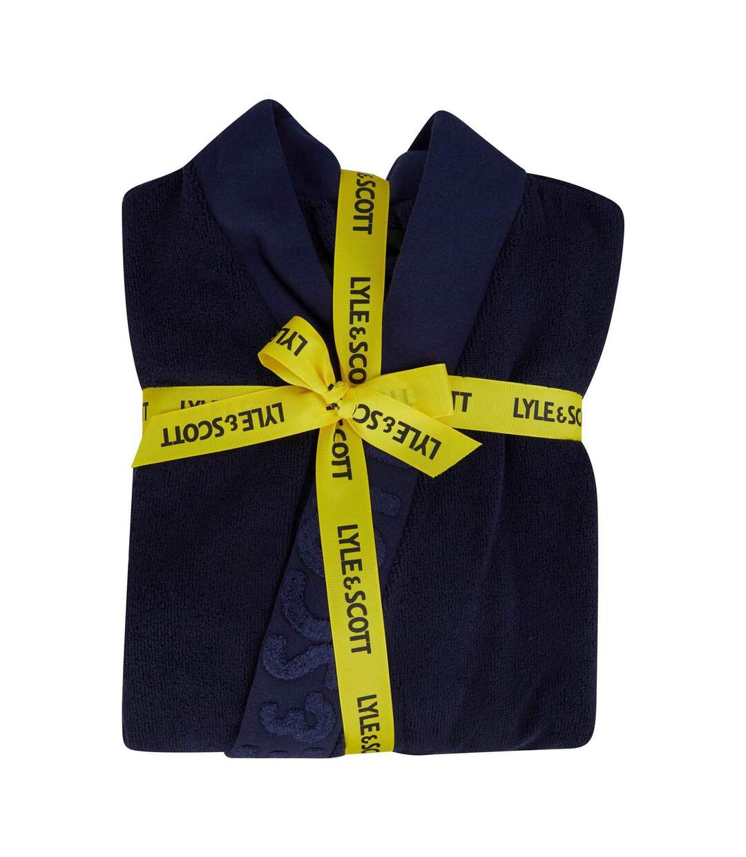Robe De Chambre Style Texte Homme Bleu Lyle & Scott-3