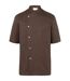 Mens Gustav Chef Jacket Light Brown Karlowsky-1