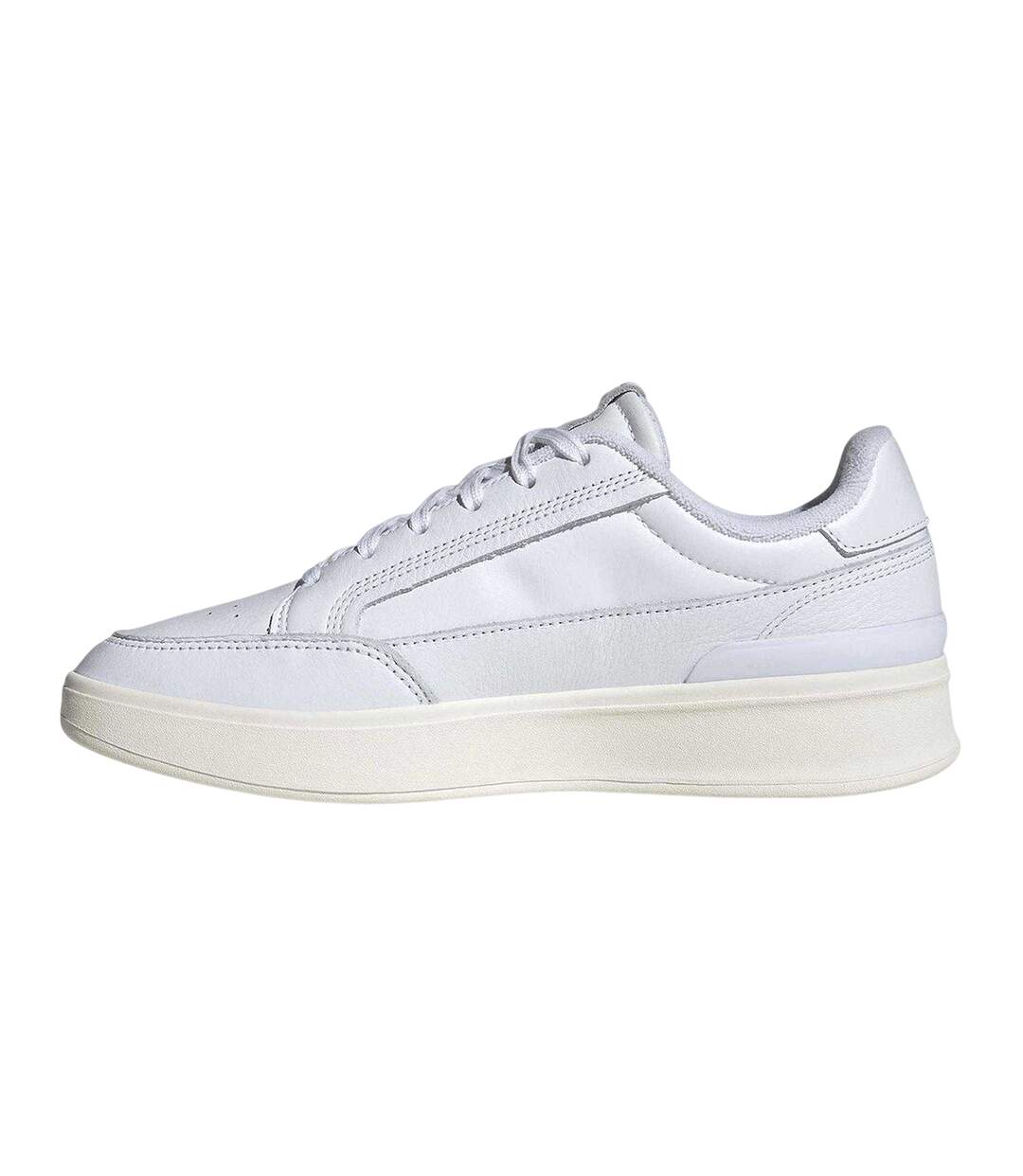 Womens/ladies Aspyre Perforated Leather Running Shoes White Silver Adidas-3