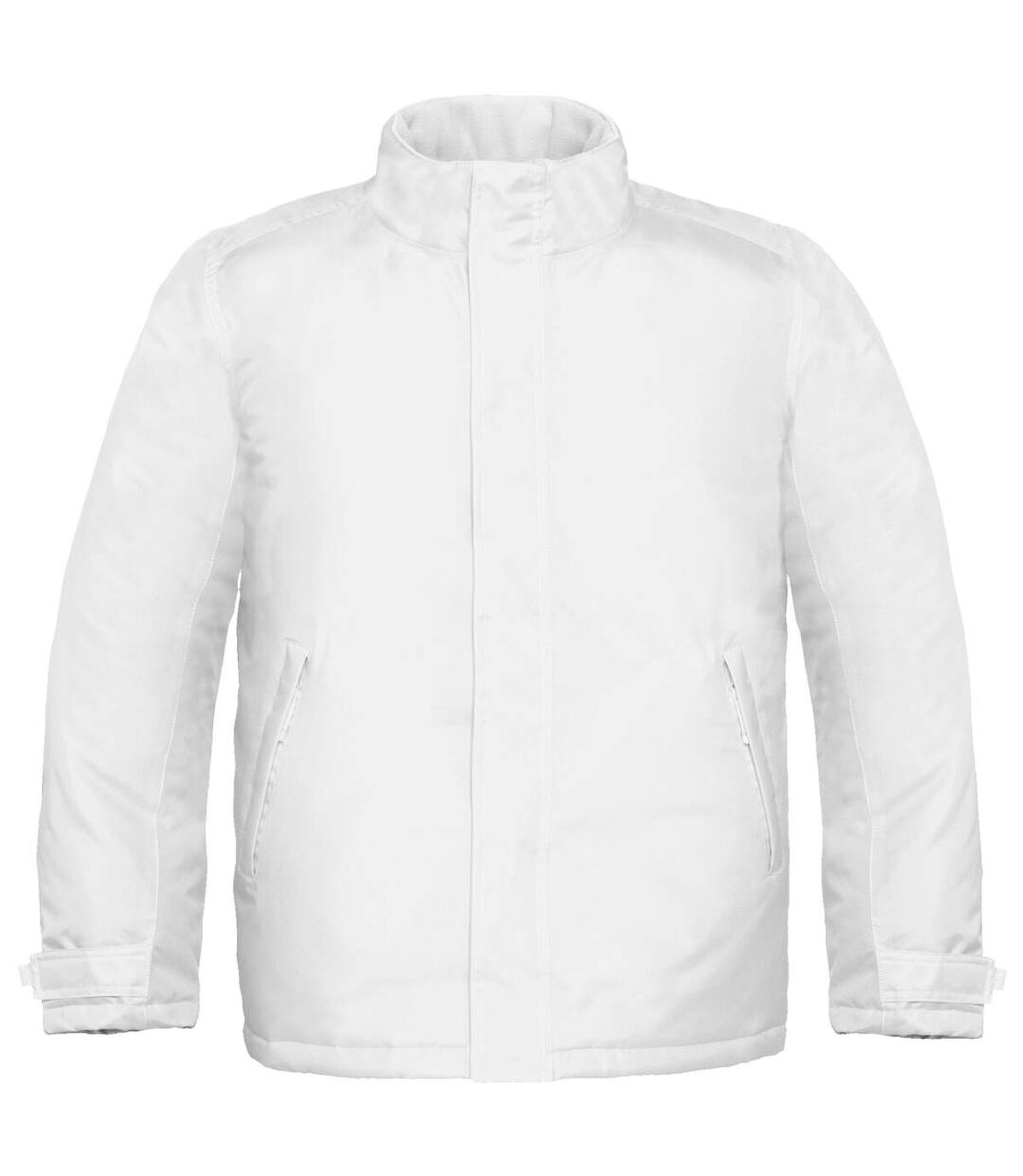 B&C Mens Real+ Premium Windproof Thermo-Isolated Jacket (Waterproof PU Coating) (White)