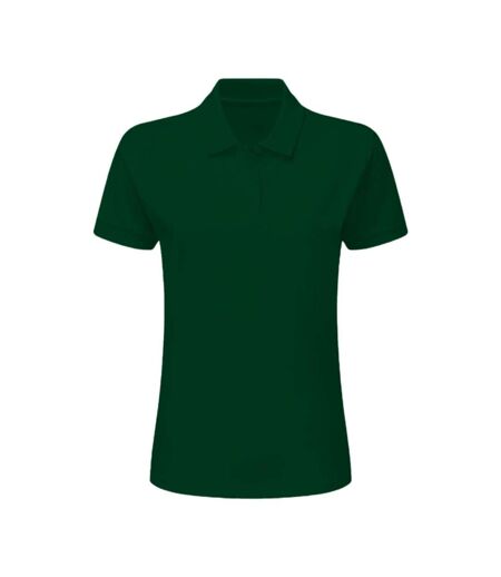 Polo À Manches Courtes  Pour Femme Vert Bouteille SG