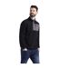 Mens Hosta Anti-pilling Fleece Top Black Trespass-4