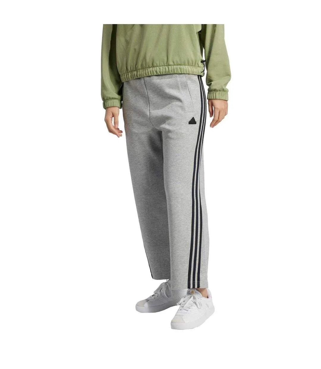 Pantalon De Jogging 3s Femme Gris Moyen Adidas-4
