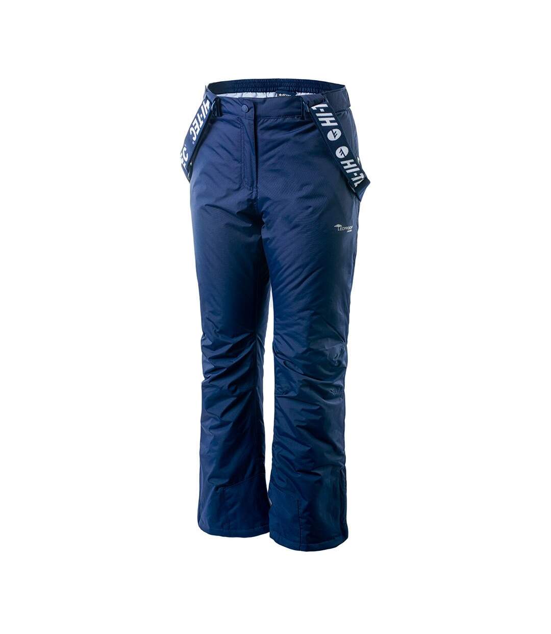 Womens/ladies darin ski trousers insignia blue/microchip Hi-Tec-3