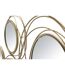 Décoration Murale 7 Miroirs Ronds 124cm Or-4